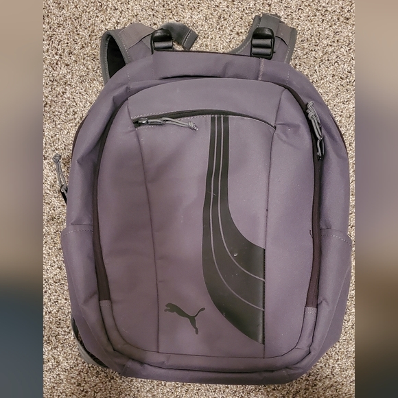 Puma Handbags - Puma Gray and Black Laptop Backpack
